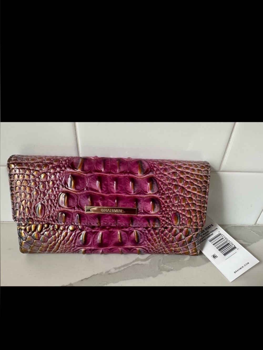 Brahmin Cordelia wallet in rose quartz Melbourne